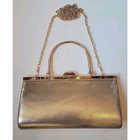 Gold Silver Prezzo Fashion Crystal Rhinestone Clutch Evening Bag - Picture 4 of 6